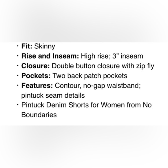 🔴3/$12 High-Waisted Denim Shorts! NWT! - Picture 4 of 7